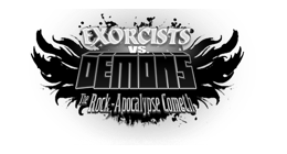 Exorcists Vs. Demons Logo - Dark Roast Media