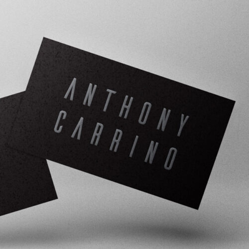 Anthony Carrino Business Cards - Print Design