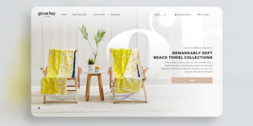 Great Bay Home Web Design Image