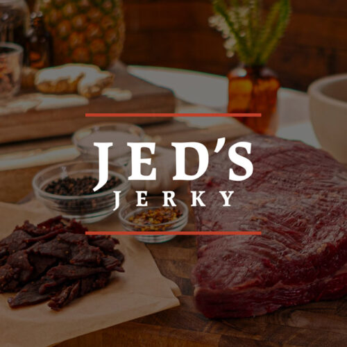 Jed's Jerky Website Logo - Food and Beverage Industry Services