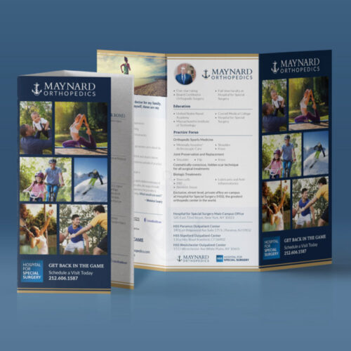 Maynard Orthopedics Brochure - Print Design