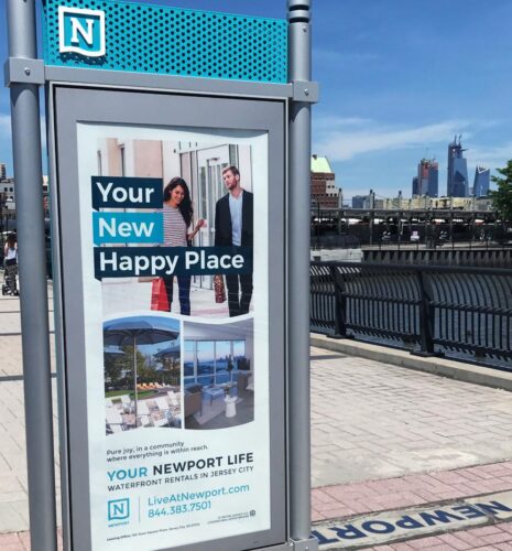 Newport Transit Display - "Your New Happy Place"
