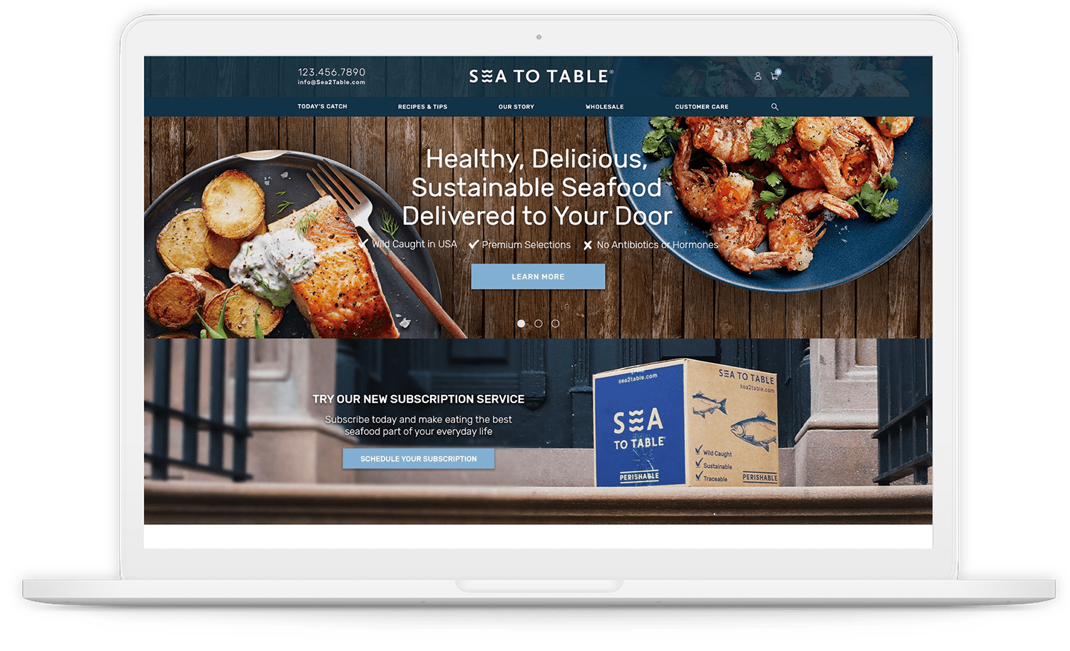 Sea to Table - Branded Digital Imagery