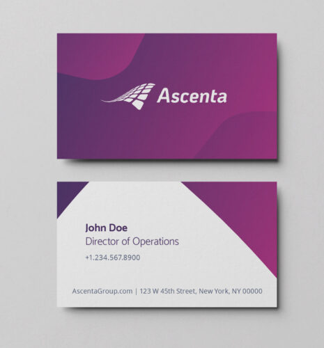 Ascenta - Print Design and Business Cards