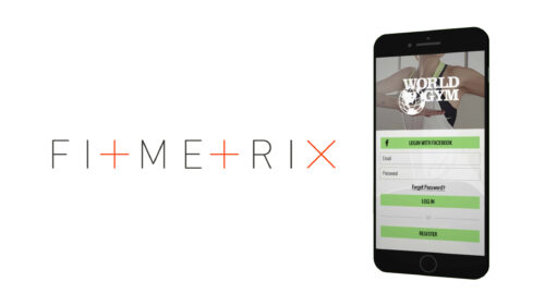 FitMetrix Brand Hero - Mobile App Display