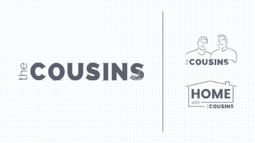 The Cousins - Illustrated Brand Logo