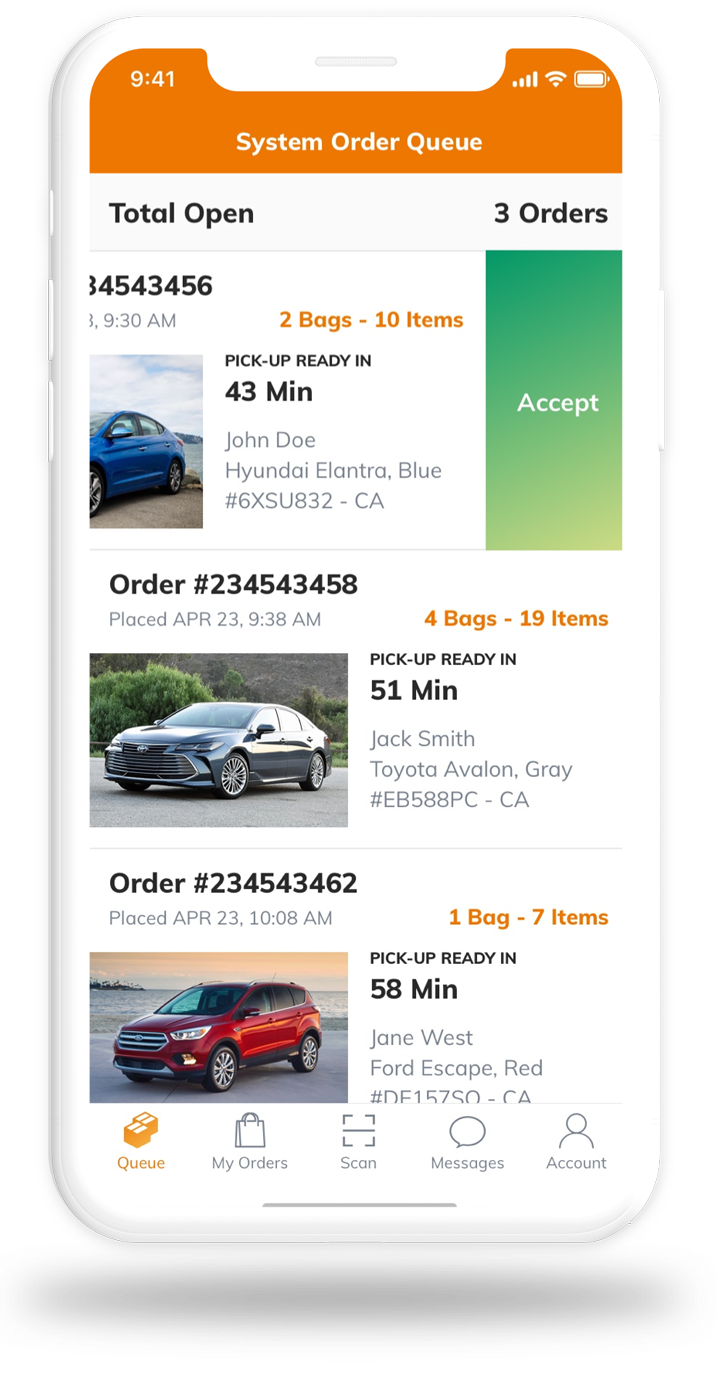 Citrus: Curbside Pickup - Mobile App Design