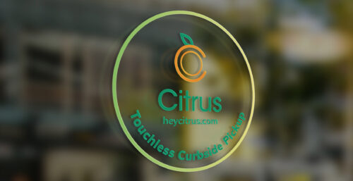 Citrus: Curbside Pickup - Brand Logo Sticker