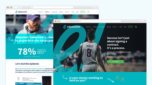 Edyoucore - Website Design Display