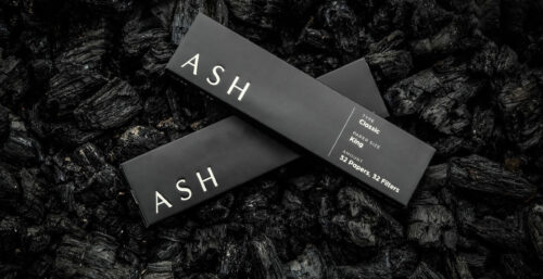 Ash Smoke Hero Image - Logo and Packaging Design
